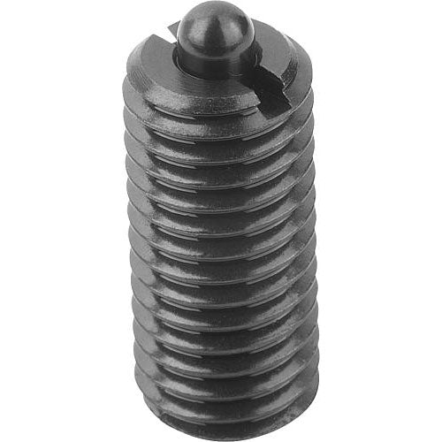 KIPP K0317.1A6 SPRING PLUNGER LIGHT SPRING FORCE D=5/8-11 L=32, STEEL, COMP:PIN STEEL, PU=10 Supply