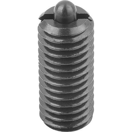KIPP K0317.A6 SPRING PLUNGER STANDARD SPRING FORCE D=5/8-11 L=32, STEEL, COMP:PIN STEEL, PU=10 Online Hot Sale