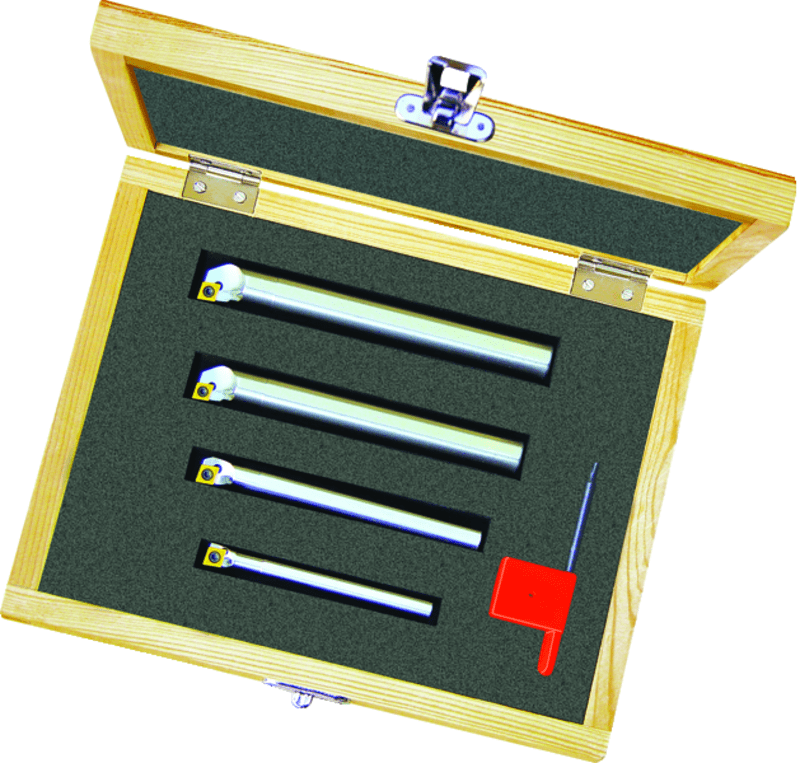 Micro 100 GE45400100 Coolant Thru Boring Bar Set – 1/4, 5/16, 3/8, 1/2" SH Online now