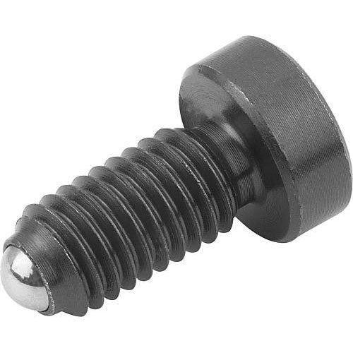 KIPP K0336.06 SPRING PLUNGER SPRING FORCE, WITH HEAD, D=M06 L=16, FREE-CUTTING STEEL, COMP:BALL STEEL, PU=10 Online now