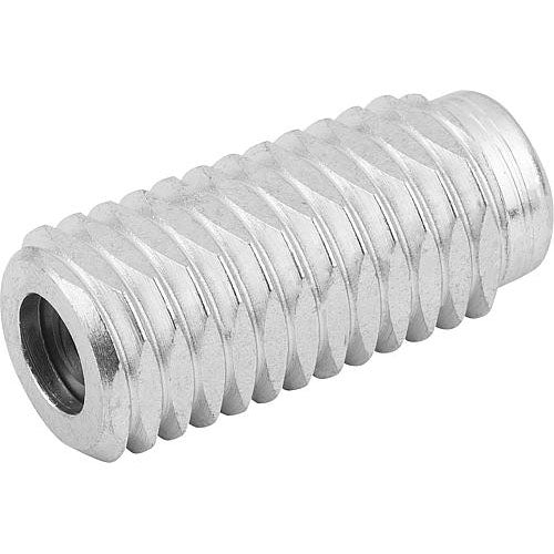 KIPP K0372.1075X12 LATERAL SPRING PLUNGER SPRING FORCE, WITH THREADED SLEEVE WITHOUT THRUST PIN, D=M12 L=11,5, FORM:A, STEEL, Online