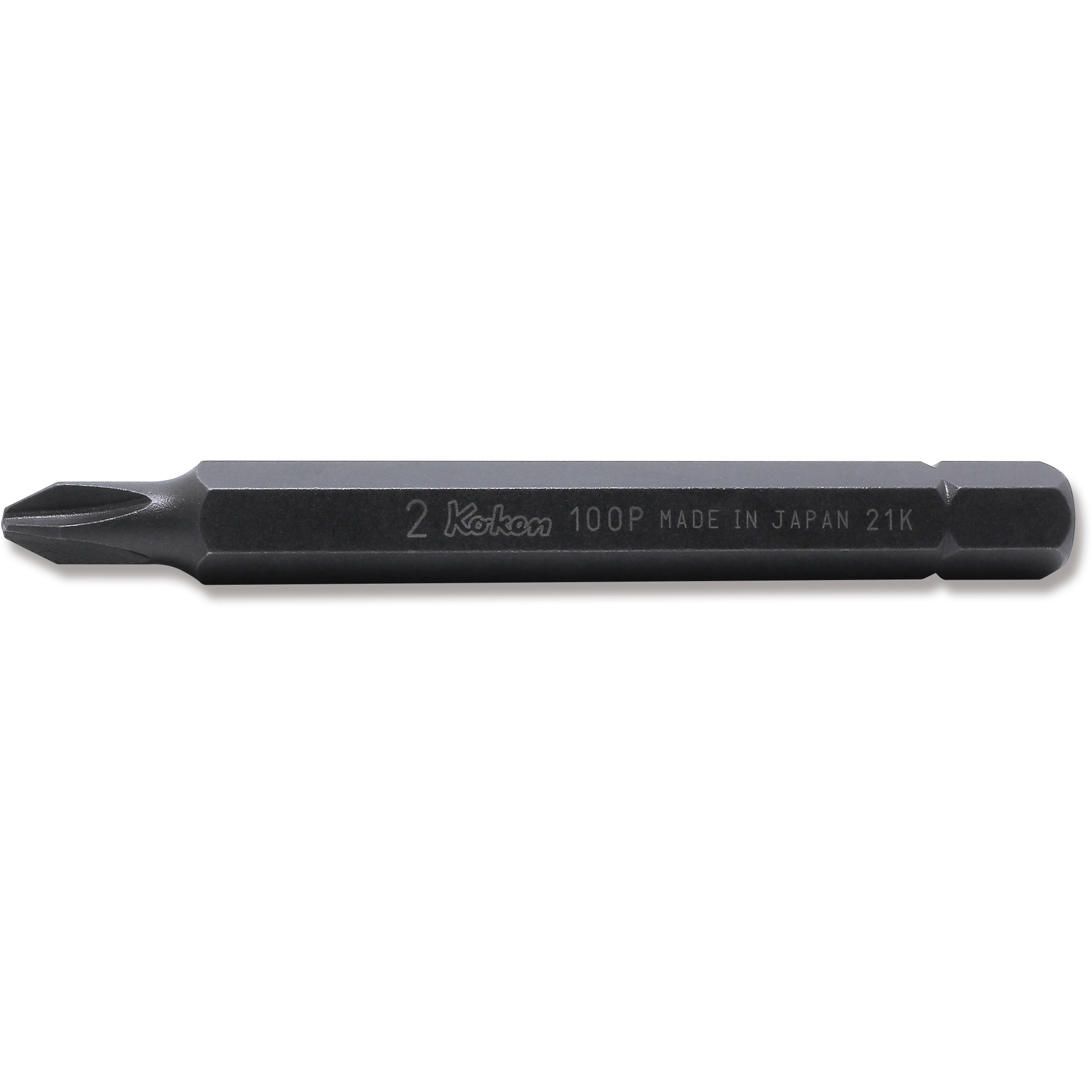Ko-ken 100P.80-2 5/16 Hex Dr. Bit  PH2  Length 80mm Supply