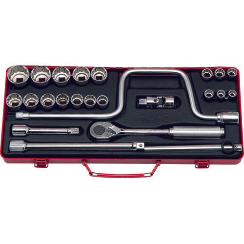 Ko-ken 4248M 1/2 Sq. Dr. Socket set   12 point   24 pieces Discount