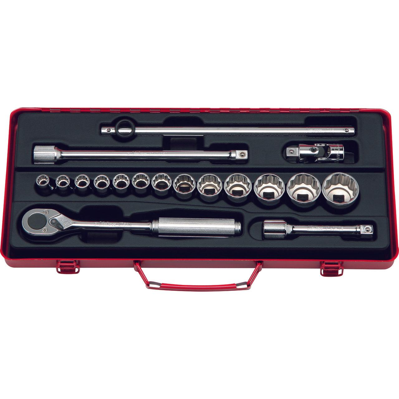 Ko-ken 4250M 1/2 Sq. Dr. Socket set   12 point   18 pieces Online Hot Sale