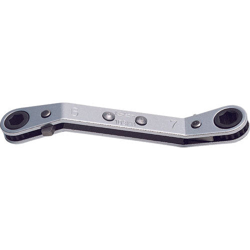 Ko-ken 103KM-10X12 Ratcheting Ring Wrench  10x12mm 6 point Length 140mm Reversible Online