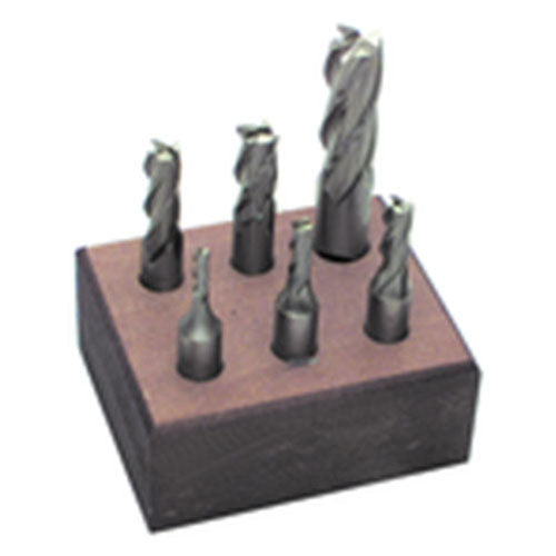 Morse Cutting Tools MT2245025 6 Pc. HSS Single-End End Mill Set Discount