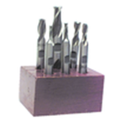 Morse Cutting Tools MT2245010 6 Pc. HSS Double-End End Mill Set on Sale