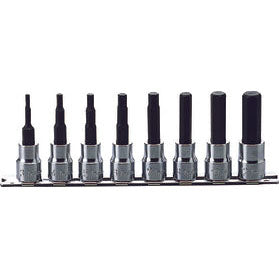 Ko-ken RS3010M/8-L62 3/8 Sq. Dr. Bit Socket set  3mm-12mm Hex 200mm  8 pieces Discount