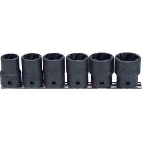 Ko-ken RS4127/6 1/2 Sq. Dr. Nut Twister set  17mm-25.4mm  200mm  6 pieces Hot on Sale