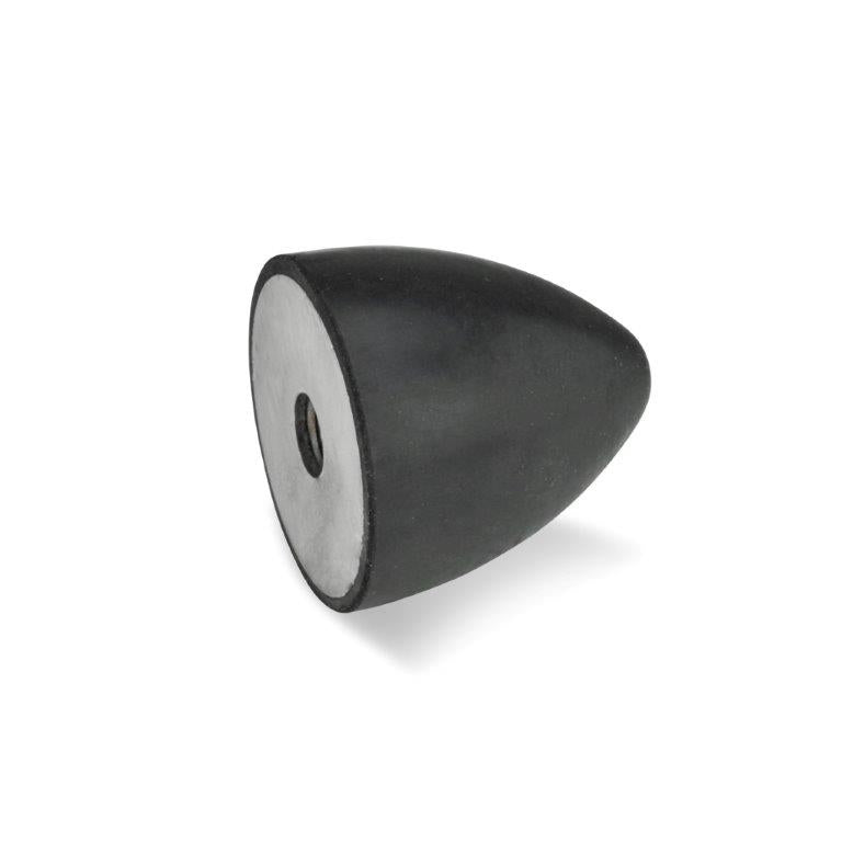 JW WINCO GN453-35-40-M8-E-55 RUBBER BUMPER CONE STAINLESS, TAPPED Supply
