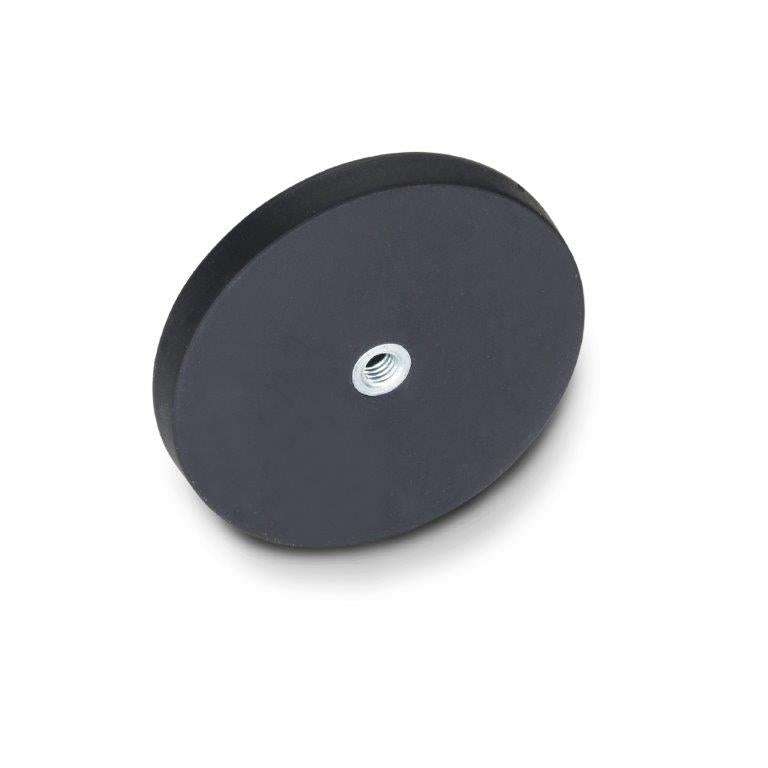 JW WINCO GN51.5-ND-22-SW RETAINING MAGNET W/ TAPPED THREAD, RUBBER JACKET Fashion