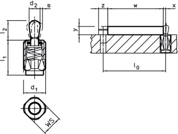 Lateral Plunger with thread, with seal – 22150.0473 Online Sale