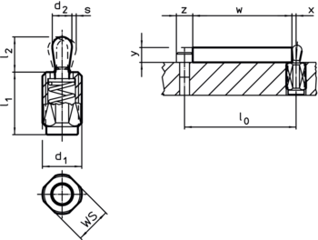Lateral Plunger with thread, without seal – 22150.0335 Sale