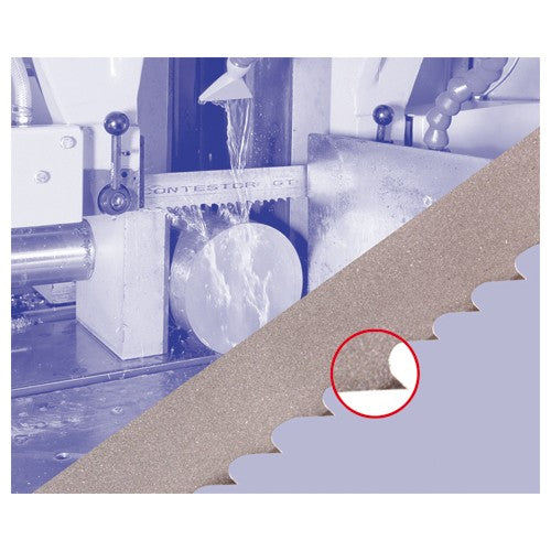 Lenox FX9082742 15′ 4″ Length, 1-1/2″ Width, 0.05″ Thickness, 3/4 VT Teeth Per Inch, Contestor GT Welded Band Saw Blade Supply