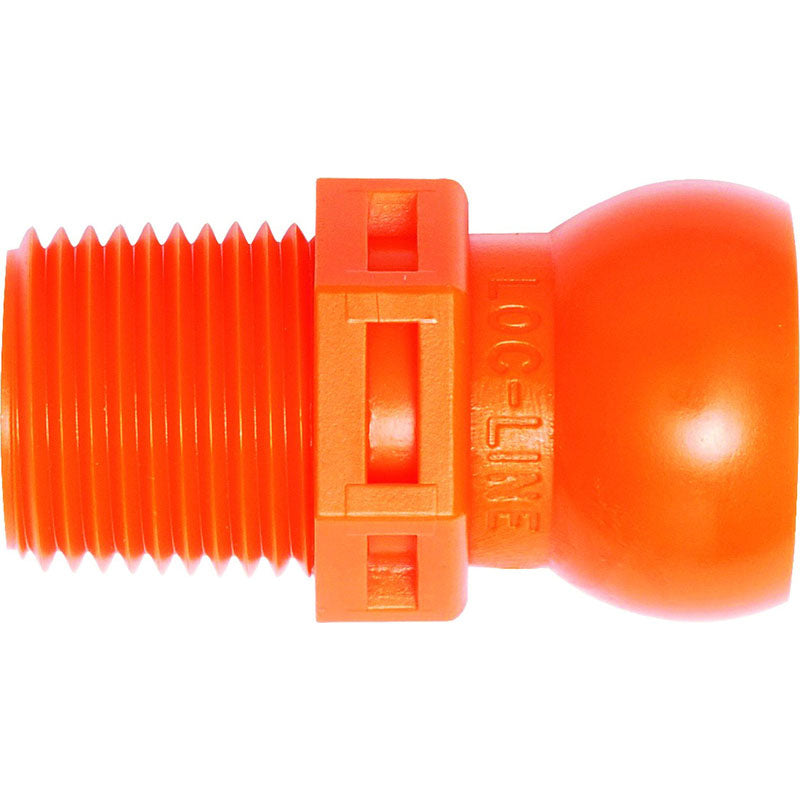 Loc-Line LV5551804 Coolant Hose System Component – 1/2" Inside Diameter System-3/8" NPT Connector (Pack of 4) Supply