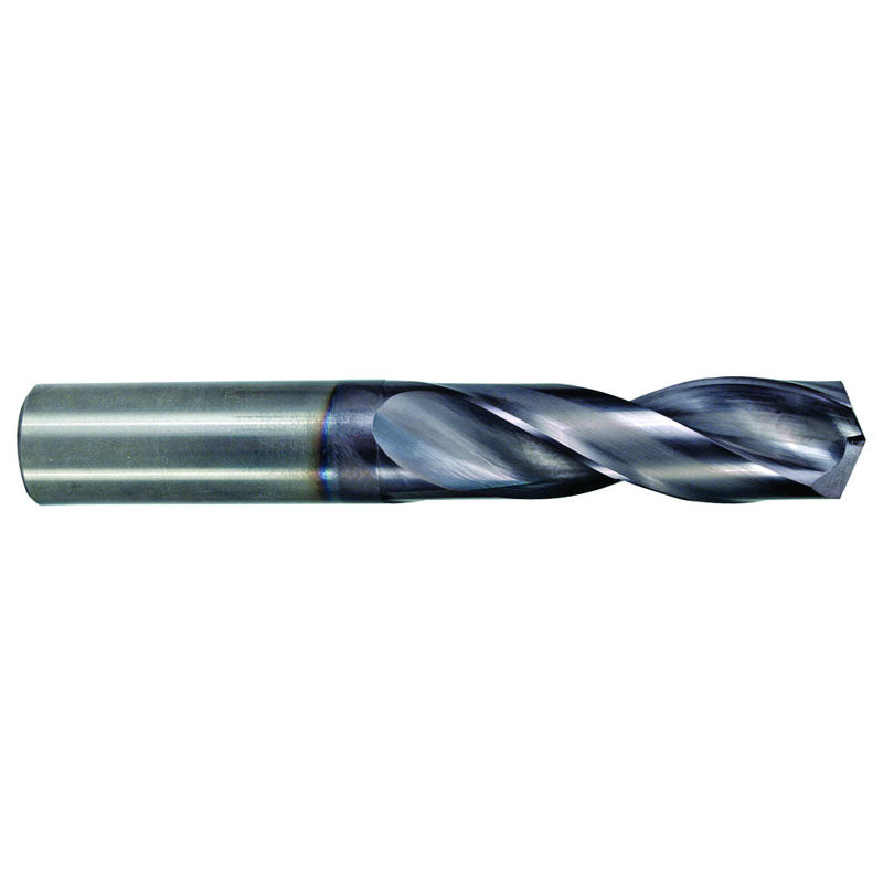 M A Ford AX2702126 4 mm Dia. x 4 mm Shank x 22 mm Flute Length x 63 mm OAL, 3xD, 142°, AlTiN, 2 Flute, External Coolant, Round Solid Carbide Drill Discount