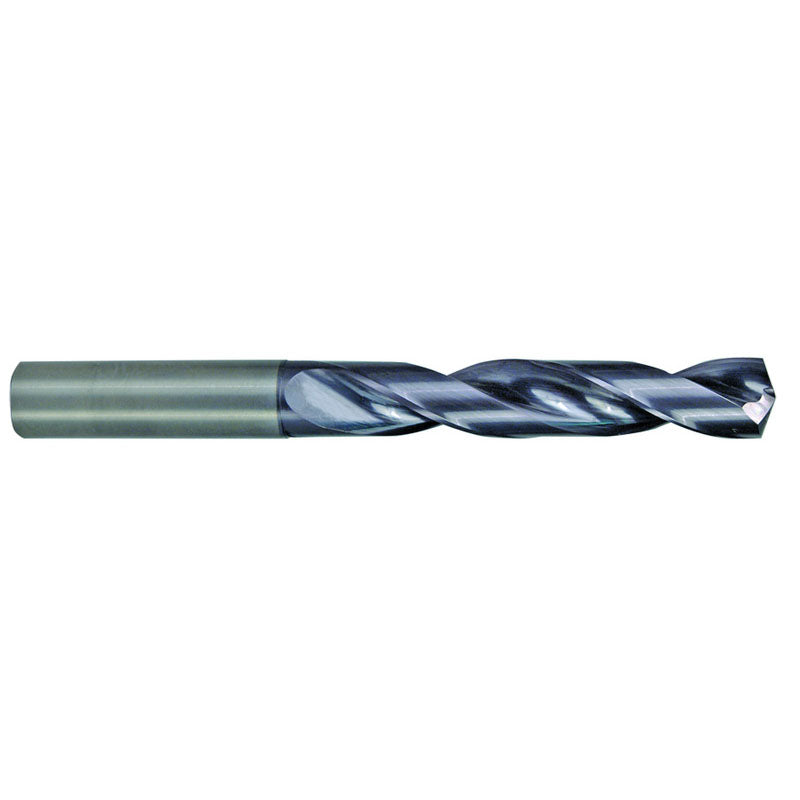 M A Ford AX2702700 8 mm Dia. x 8 mm Shank x 48 mm Flute Length x 91 mm OAL, 5xD, 142°, AlTiN, 2 Flute, Coolant Thru, Round Solid Carbide Drill Online Sale