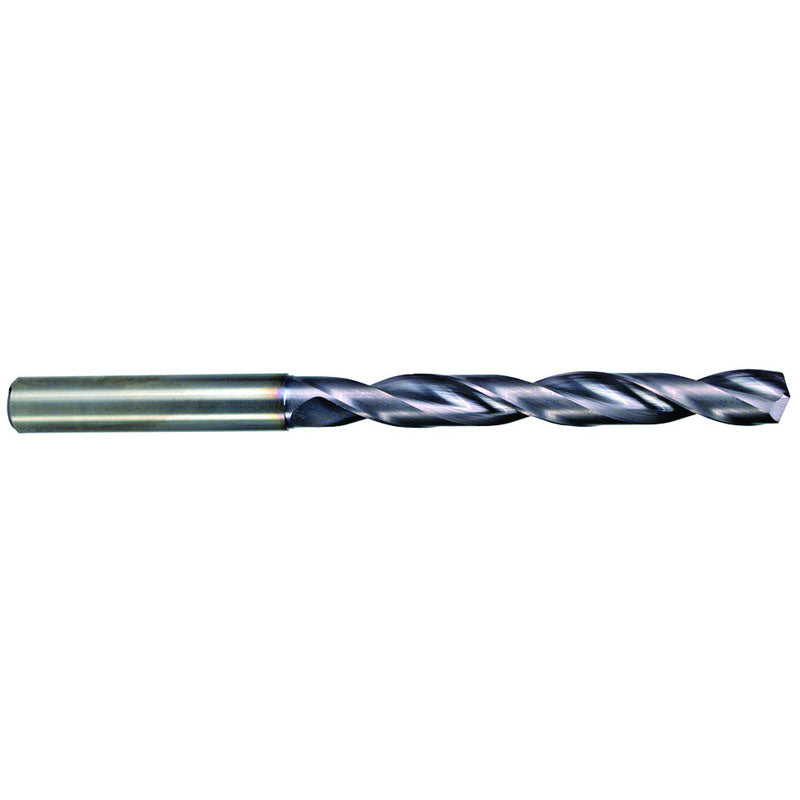 M A Ford AX2702886 7/32" Dia. x 15/64" Shank x 2" Flute Length x 3.94" OAL, 7xD, 142°, AlTiN, 2 Flute, Coolant Thru, Round Solid Carbide Drill Supply