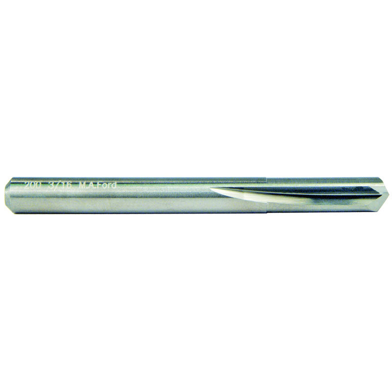 M A Ford AX3020229 1/8" Dia. x 1/8" Shank x 5/8" Flute Length x 1-1/2" OAL, 3XD, 135°, Uncoated, 2 Flute, External Coolant, Round Solid Carbide Drill Online Hot Sale