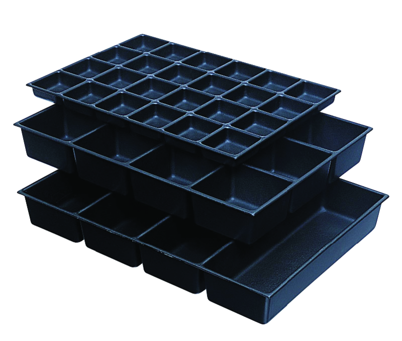 Kennedy RX5581930 One-Piece ABS Drawer Divider Insert – 4 Compartments – For Use With Any 29" Roller Cabinet with 4" Drawers Fashion