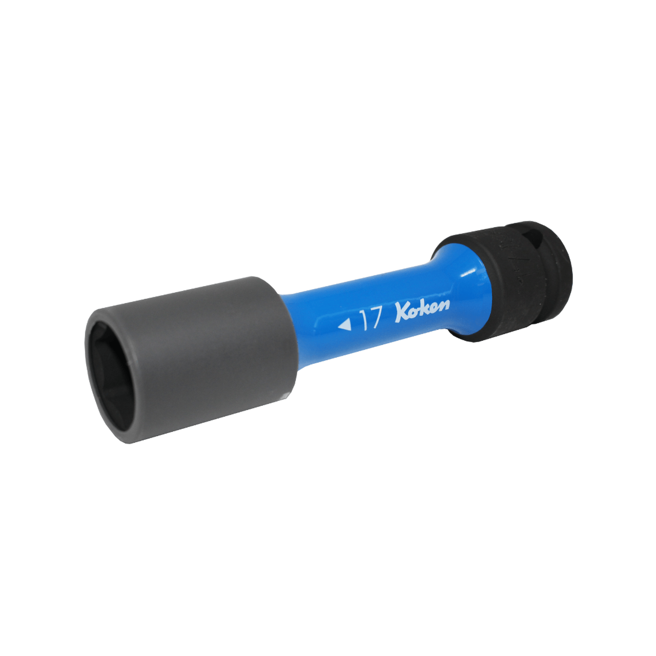 Ko-ken 14145PM.110-17 1/2 Sq. Dr. Wheel Nut Socket  17mm Extra Thin walled Length 110mm Color coded Protector Online now