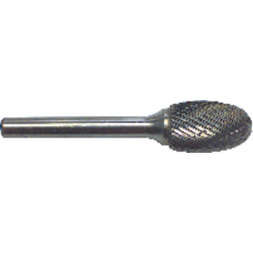 M A Ford FP6044250027L6 1/4 EdgeHog Elliptical Carbide Bur SE-1L6 Standard Alt Diamond (Double) 6" Shk Lgth Hot on Sale