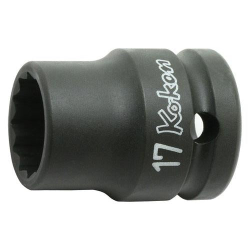 Ko-ken 14406M-34 1/2 Sq. Dr. Socket  34mm 12 point Length 46mm Thin walled Online now