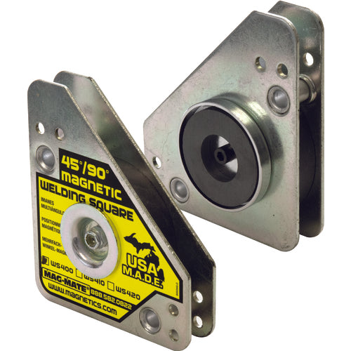 Mag-Mate NE70WS400AX3 Magnetic Welding Square – 3 Sided Mid Size 75 lbs Holding Capacity Supply