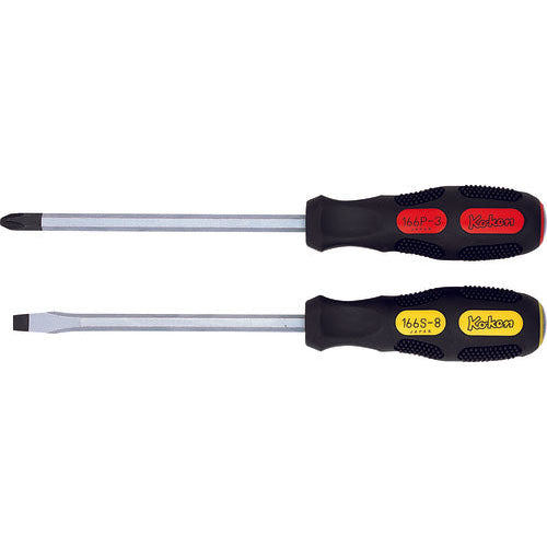 Ko-ken 166P-2 Screwdriver  PH2  Length 210mm Blade Through type Online Hot Sale