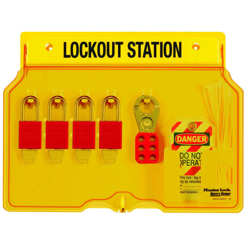 Master Lock KP901482B Padllock Wall Station – 12 1/4" x 16" x 1 3/4" – Unfilled, Base & Cover Discount