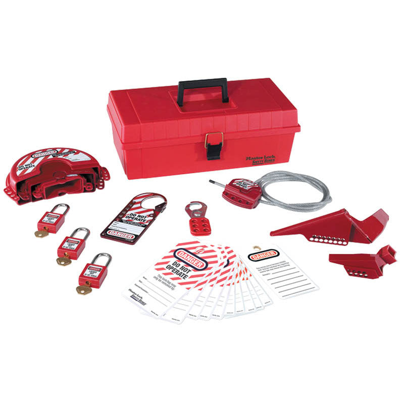 Master Lock KP901457VE410KA Valve & Electrical with 3 Padlocks – Lockout Kit Hot on Sale