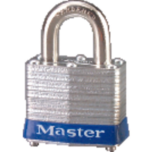 Master Lock KP903KA Commercial Steel Padlock 19/16" Body Width; Keyed: Alike; Silver Supply