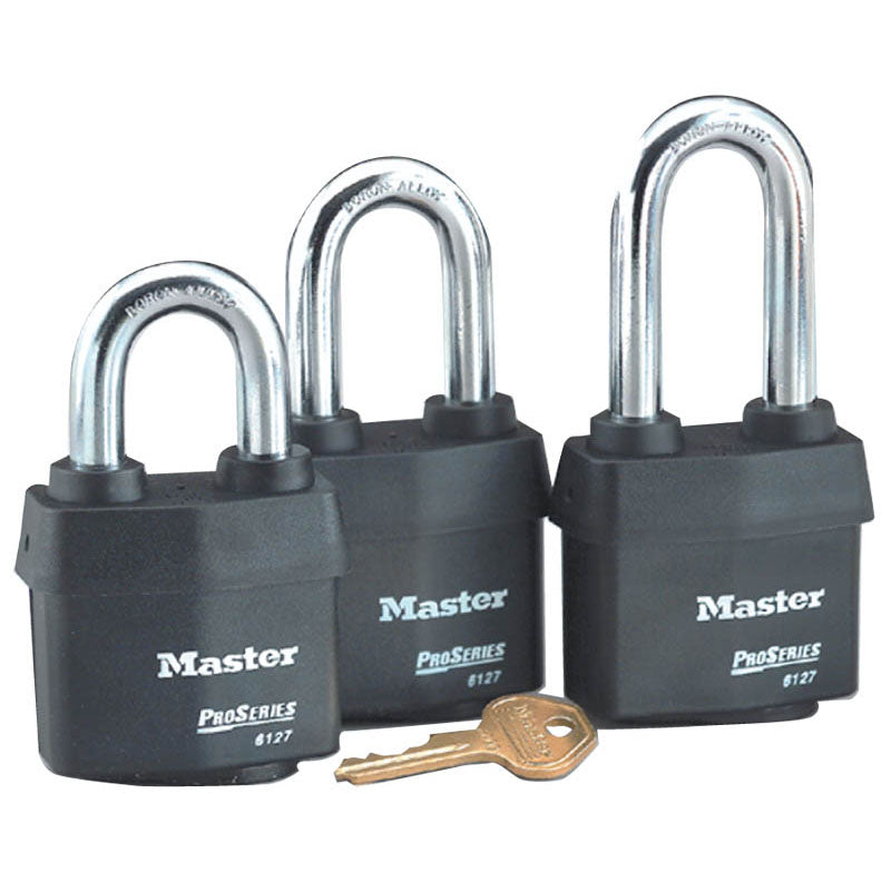 Master Lock KP906127KA Hi-Vis Aluminum Padlock – 2 5/8" Body Width; Keyed: Alike Fashion