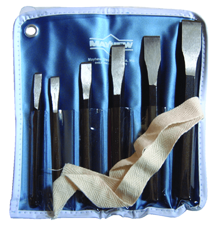 Mayhew KS5015RC 6 Pieces Chisel Set-1/4" to 3/4" Diameter Hot on Sale