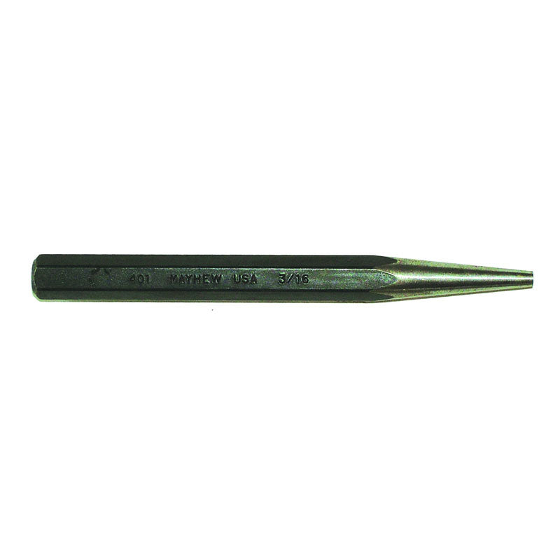 Mayhew KS50207 Solid Punch – 3/16" Tip Diameter x 7" Overall Length Supply