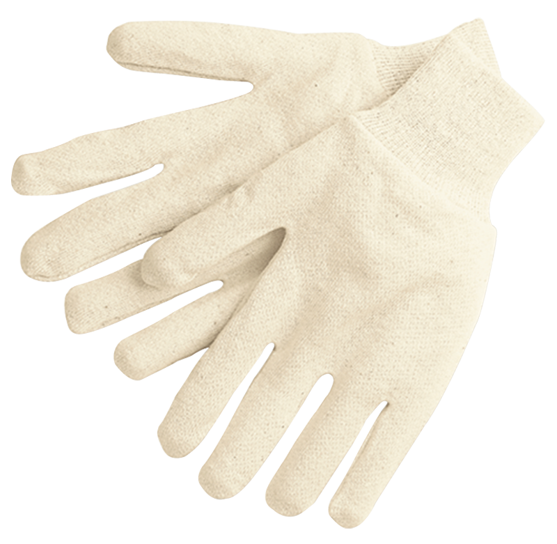 Memphis KB518002I Natural 8 Ounce Jersey Gloves – Reversible Pattern – Knit Wrist – Size Small Online Sale