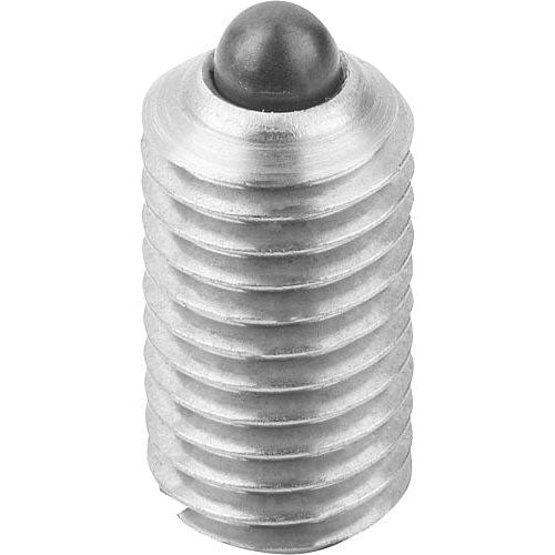 KIPP K0314.1A6 SPRING PLUNGER LIGHT SPRING FORCE D=5/8-11 L=24, STAINLESS STEEL, COMP:PIN STAINLESS STEEL, PU=5 Sale