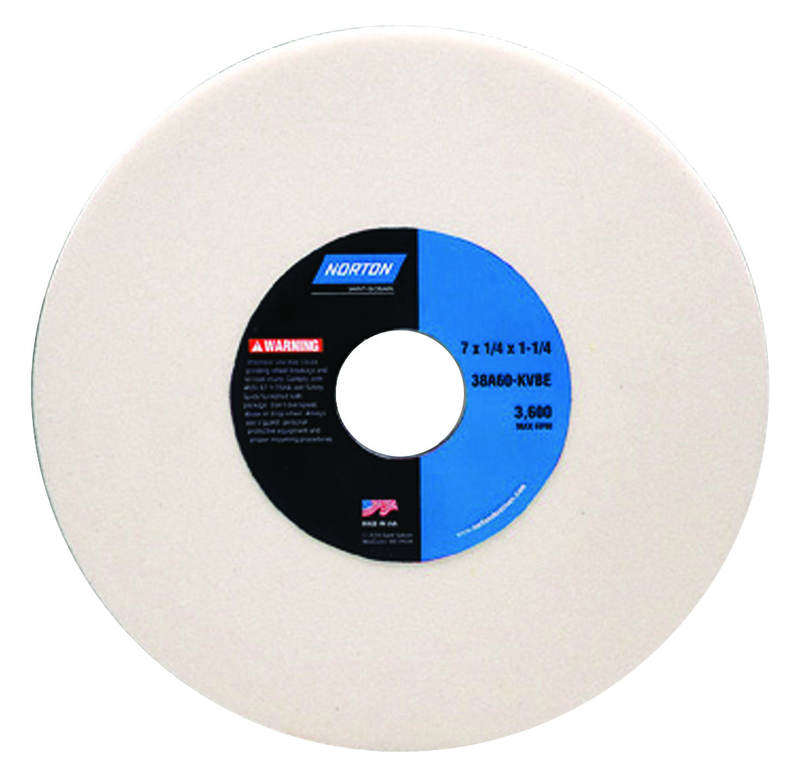Norton Abrasives MH60070009755 7 x 1/4 x 1-1/4″ – Aluminum Oxide (38A) / 46J Type 1 – Surface Grinding Wheel Fashion