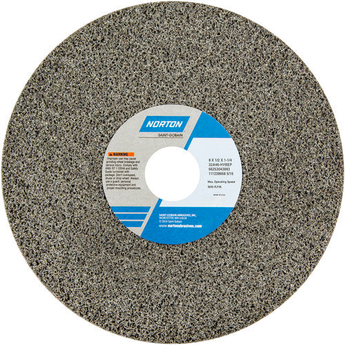 Norton Abrasives MH60080043883 8 x 1/2 x 1-1/4" Toolroom Wheel >4" 32A 46 H VBEP Type 01 Online now