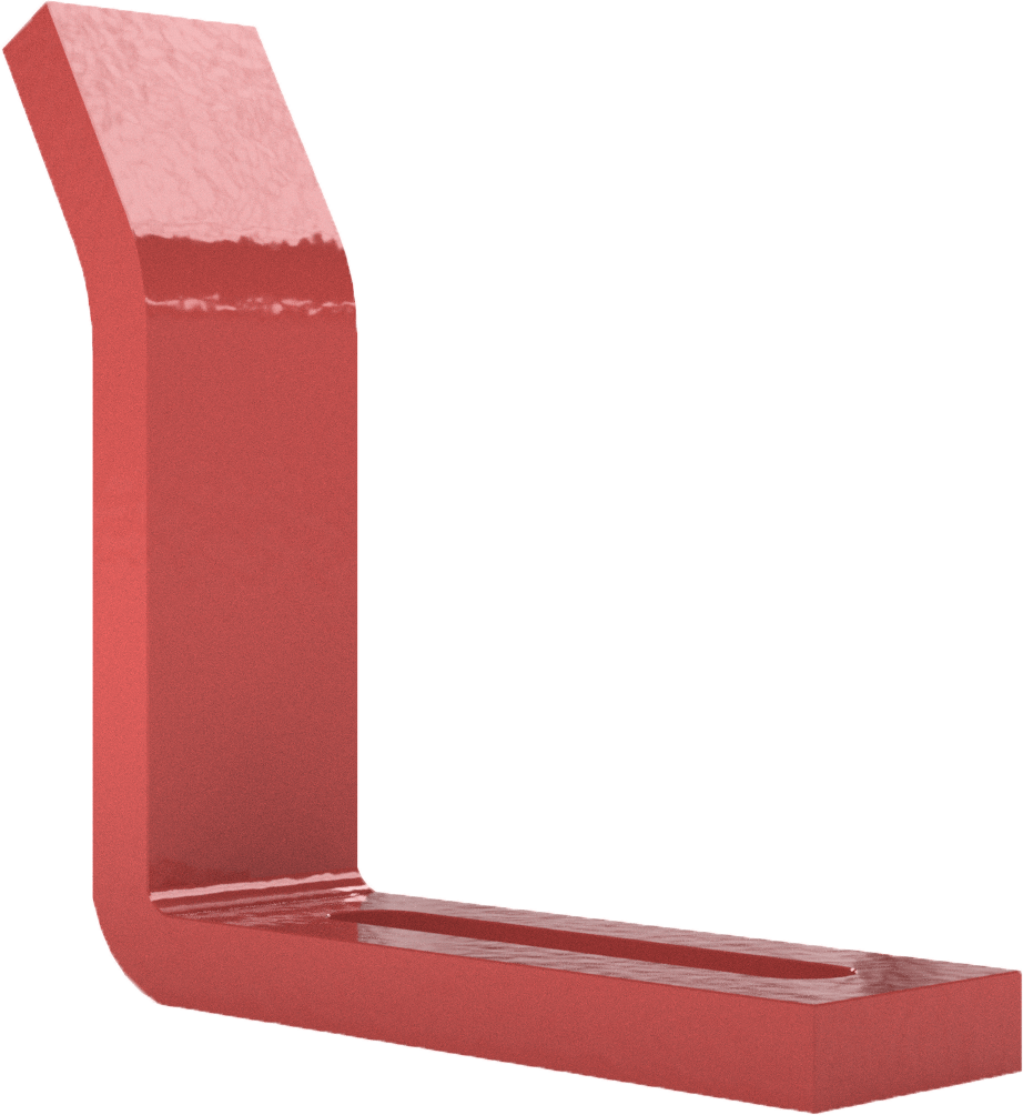 NAAMS Rough Locator ARL125L L-Shape Outside Bend Fashion