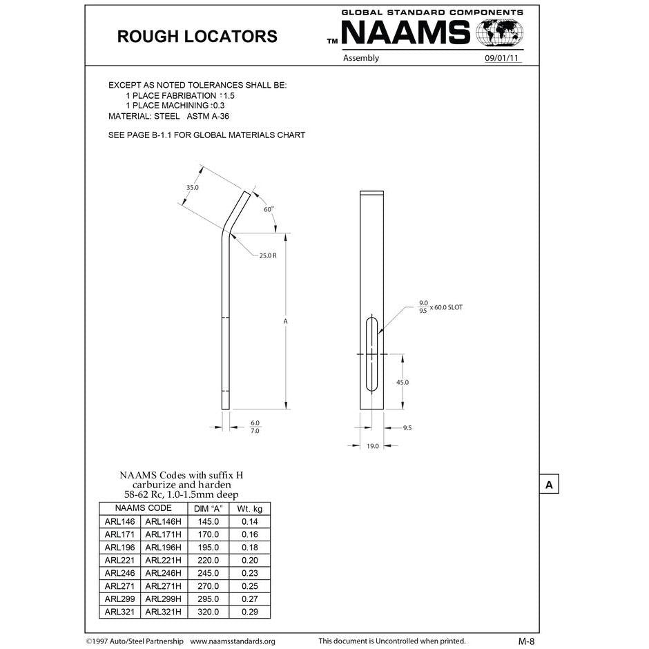 NAAMS Rough Locator ARL246 I-Shape Online Sale