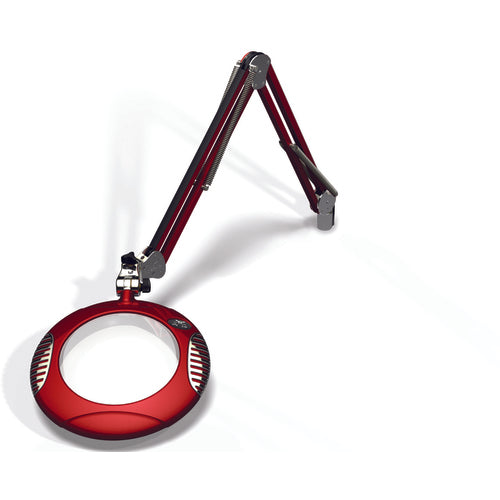 O.C. White KC53624004BR Green-LiteÆ 7-1/2″ Blazing Red Round LED Magnifier; 43″ Reach; Table Edge Clamp Online Sale