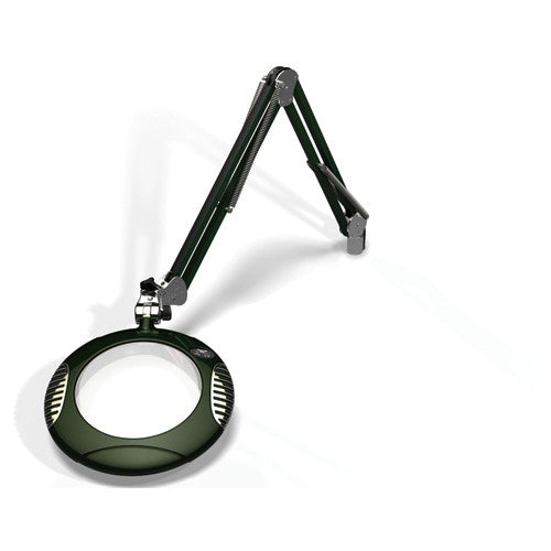 O.C. White KC53624004RG Green-LiteÆ 7-1/2″ Racing Green Round LED Magnifier; 43″ Reach; Table Edge Clamp Online Sale
