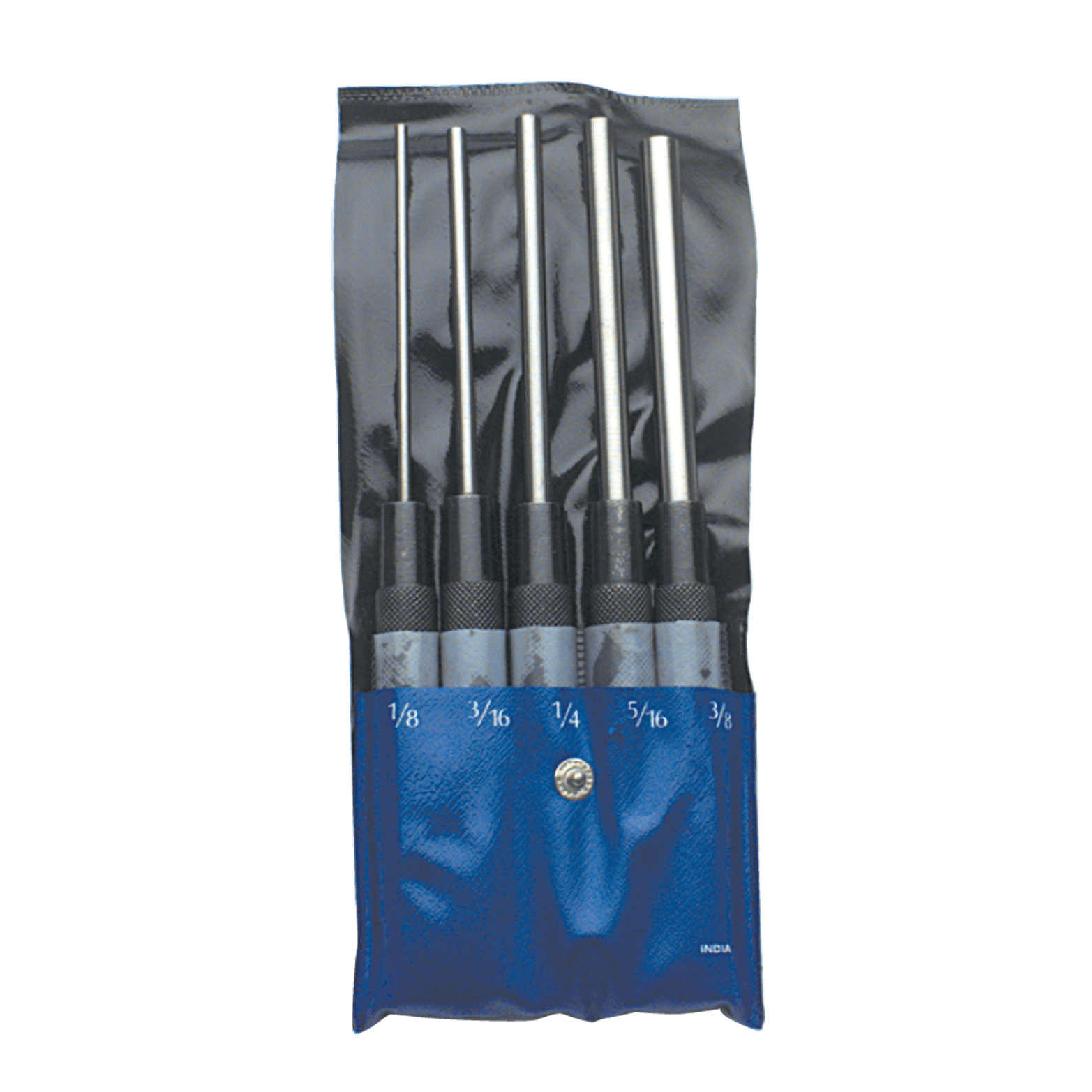 National KS60HMC016 5 Pieces Long Drive Pin Punch Set – Model HMC-016; 1/8" to 3/8" Diameter Online now