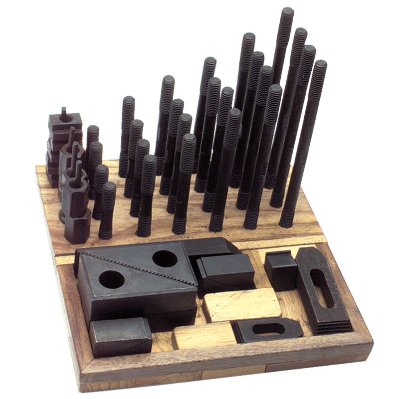National SG60NS625SS Machinist Clamping Set – Model NS625SS; 1/2"-13 Stud Size; 1/2" T-Slot Size Online Hot Sale