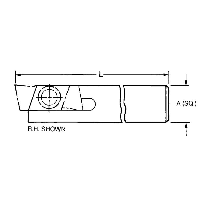 Nikcole FG4041410 THE738R-3/8 x 3/8" SH – Mini Groove Toolholder Sale