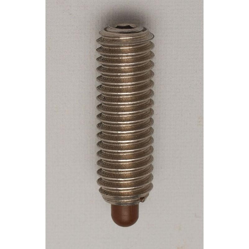 NORTHWESTERN TOOLS 33450P Stainless Steel Plungers – Standard Lengths – Heavy Pressures – Without Lock. Element – Brown Delrin Nose, End Force: 6.6 Initial x 12.0 Half x 17.4 Full Sale