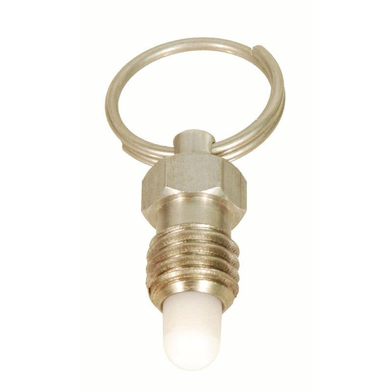NORTHWESTERN TOOLS 33637 Hand Retractable Plungers – Pull Ring – Short – Non-Locking Plungers – Radiused Delrin Nose – Steel, End Force: 1.25 Initial x 5.0 Full Hot on Sale