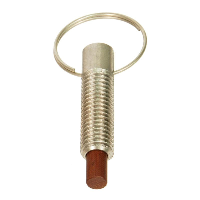 NORTHWESTERN TOOLS 33792 Hand Retractable Plungers – Pull Ring – Standard Length – Locking Plungers – Phenolic Nose – Stainless Steel Sale